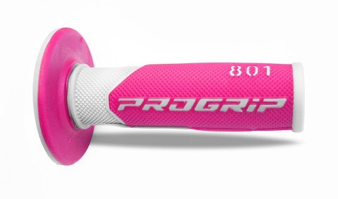 PROGRIP MANETKI PG801 OFF ROAD (22+25MM, DŁ.115MM) KOLOR BIAŁY/FUKSJA FLUO (DWUSKŁADNIKOWE) (801-243) (PG801WH/FX) PROGRIP MANETKI PG801 OFF ROAD (22+25MM, DŁ.115MM) KOLOR BIAŁY/FUKSJA FLUO (DWUSKŁADNIKOWE) (801-243) (PG801WH/FX)