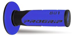PROGRIP MANETKI PG801 OFF ROAD (22+25MM, DŁ.115MM) KOLOR CZARNY/NIEBIESKI (DWUSKŁADNIKOWE) (801-146) (PG801/10)