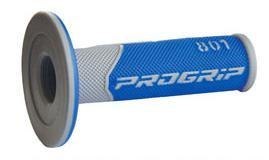 PROGRIP MANETKI PG801 OFF ROAD (22+25MM, DŁ.115MM) KOLOR SZARY/NIEBIESKI (DWUSKŁADNIKOWE) (801-291) (PG801/9)