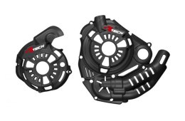 RACETECH (RTECH) 2024/07 BOCZNE OSŁONY SILNIKA Z TECHNOPOLIMERU KOMPLET T7 REVOLUTION YAMAHA TENERE 700 '19-'24 KOLOR BLACK