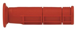DOMINO MANETKI (GRIPY) ATV/QUAD DOMINO STYLE (22+22MM, DŁ.125MM) BEZ OTWORU CZERWONY