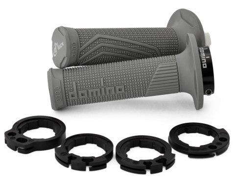 DOMINO MANETKI (GRIPY) OFF ROAD D-LOCK (Z ADAPTERAMI ROLGAZU - KTM, HUSQVARNA, GASGAS, HONDA, KAWASAKI, SUZUKI, YAMAHA) KOLOR SZ DOMINO MANETKI (GRIPY) OFF ROAD D-LOCK (Z ADAPTERAMI ROLGAZU - KTM, HUSQVARNA, GASGAS, HONDA, KAWASAKI, SUZUKI, YAMAHA) KOLOR SZ