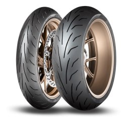 DUNLOP KOMPLET OPON (637484/23) 120/70ZR17 SPMAX QUALIFIER CORE (58W) TL PRZÓD DOT 2023 + (637485/23) 180/55ZR17 SPMAX QUALIFIER