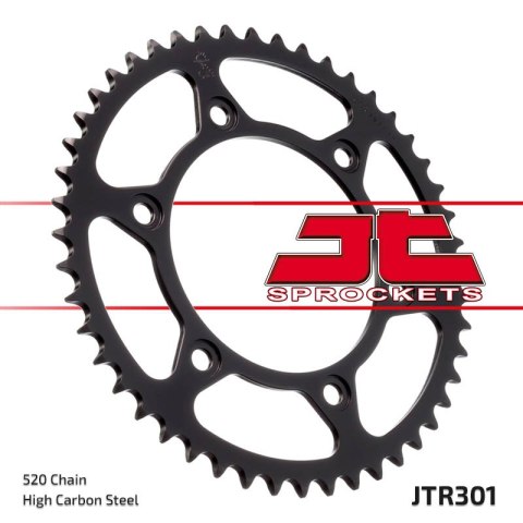 JT ZĘBATKA TYLNA 288 40 HONDA CRF 250L '13-'18, CRF 250 RALLY '16-'18, CRM 250 '91-'95 (28840JT) (ŁAŃC. 520) JT ZĘBATKA TYLNA 288 40 HONDA CRF 250L '13-'18, CRF 250 RALLY '16-'18, CRM 250 '91-'95 (28840JT) (ŁAŃC. 520)