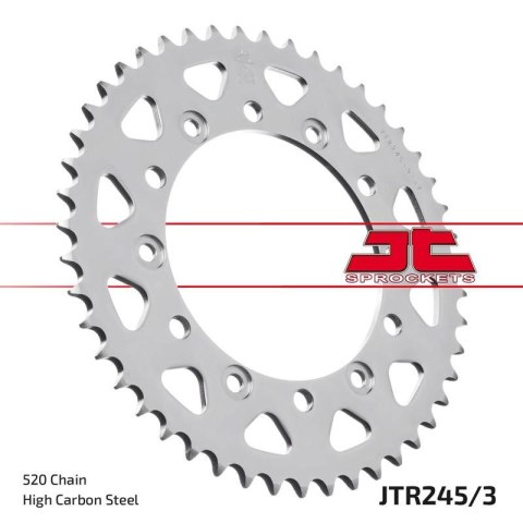 JT ZĘBATKA TYLNA 4309 43 HONDA XL600/XL500/NX650/XR600/FX650 (430942JT) (ŁAŃC. 520) JT ZĘBATKA TYLNA 4309 43 HONDA XL600/XL500/NX650/XR600/FX650 (430942JT) (ŁAŃC. 520)