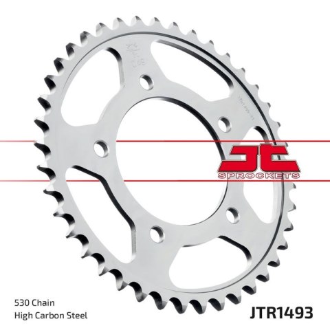 JT ZĘBATKA TYLNA 4542 41 KAWASAKI ZZR 1400 '06-'18 (454241JT) (ŁAŃC. 530) (CZARNA) JT ZĘBATKA TYLNA 4542 41 KAWASAKI ZZR 1400 '06-'18 (454241JT) (ŁAŃC. 530) (CZARNA)
