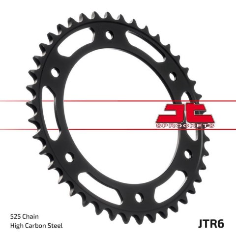 JT ZĘBATKA TYLNA 4550 42 BMW F800R (OTWÓR NA ŚRUBĘ 8,5MM) (455042JT) (ŁAŃC. 525) CZARNA JT ZĘBATKA TYLNA 4550 42 BMW F800R (OTWÓR NA ŚRUBĘ 8,5MM) (455042JT) (ŁAŃC. 525) CZARNA