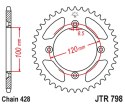 JT ZĘBATKA TYLNA 798 50 SUZUKI RM 80 '83-01, YAMAHA YZ 85 '02-24 (79850JT) (ŁAŃC. 428)