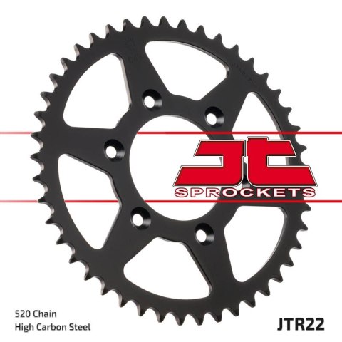 JT ZĘBATKA TYLNA 3560 45 APRILIA SX 125 '08-'12, MX 125 '04-'07 (356045JT) (ŁAŃC. 520) JT ZĘBATKA TYLNA 3560 45 APRILIA SX 125 '08-'12, MX 125 '04-'07 (356045JT) (ŁAŃC. 520)