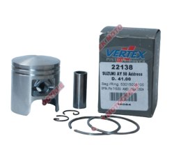 VERTEX TŁOK SUZUKI MORINI, DERBI (SKUTERY 50 CCM) (42,00MM=+1,00MM) SWORZEŃ 10MM
