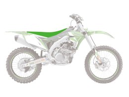 BLACKBIRD POKROWIEC / POSZYCIE NA SIEDZENIE KAWASAKI KXF 250 '13-'20, KXF 450 '12-'18 (16) PYRAMID (PMD) KOLOR ZIELONY