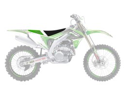BLACKBIRD POKROWIEC / POSZYCIE NA SIEDZENIE KAWASAKI KXF 250 '21-'23, KXF 450 '19-'23 DREAM 4 KOLOR CZARNY ZIELONY BIAŁY