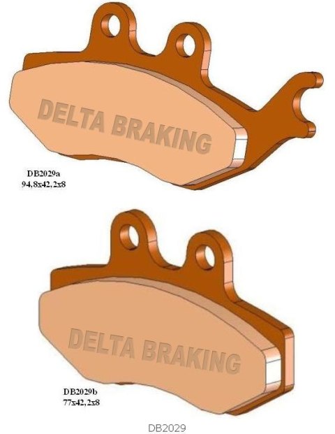 DELTA BRAKING KLOCKI HAMULCOWE KH374 DELTA BRAKING KLOCKI HAMULCOWE KH374