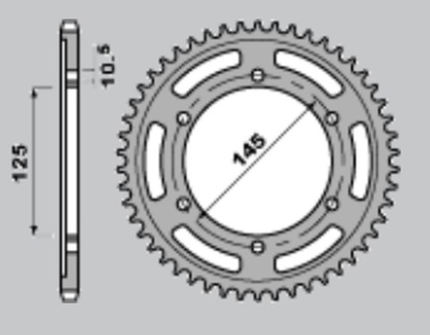 JR ZĘBATKA TYLNA 865 43 YAMAHA FZ 750 '87-'91 (JTR865.43) (ŁAŃC. 530) JR ZĘBATKA TYLNA 865 43 YAMAHA FZ 750 '87-'91 (JTR865.43) (ŁAŃC. 530)