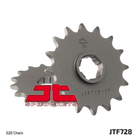 JT ZĘBATKA PRZEDNIA 726 15 CAGIVA 500/600 RIVER, CANYON W 16 (72615JT) (ŁAŃC. 520) JT ZĘBATKA PRZEDNIA 726 15 CAGIVA 500/600 RIVER, CANYON W 16 (72615JT) (ŁAŃC. 520)