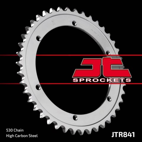 JT ZĘBATKA TYLNA 841 42 YAMAHA SR 500 78-80, XT 500 76-80 (84142JT) (ŁAŃC. 530) JT ZĘBATKA TYLNA 841 42 YAMAHA SR 500 78-80, XT 500 76-80 (84142JT) (ŁAŃC. 530)