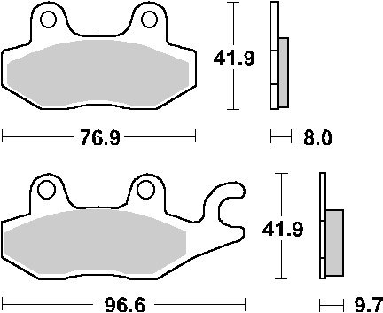 SBS PROMOCJA KLOCKI HAMULCOWE KH165/2 STREET STANDART CERAMIC KOLOR CZARNY SBS PROMOCJA KLOCKI HAMULCOWE KH165/2 STREET STANDART CERAMIC KOLOR CZARNY
