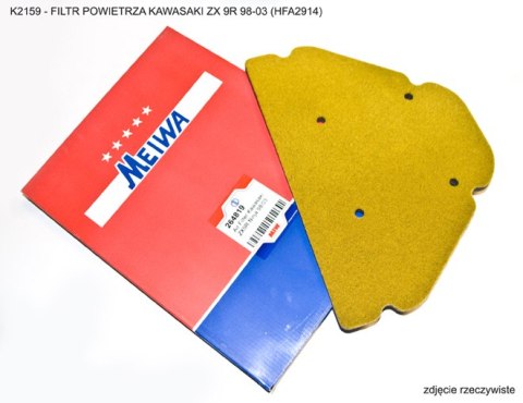 MIW (MEIWA) FILTR POWIETRZA KAWASAKI ZX 9R 98-03 (HFA2914) MIW (MEIWA) FILTR POWIETRZA KAWASAKI ZX 9R 98-03 (HFA2914)