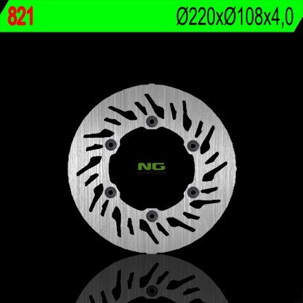 NG TARCZA HAMULCOWA TYŁ GAS GAS 125/200/250/400/450/515 (220X108X4) (6X6,5MM) NG TARCZA HAMULCOWA TYŁ GAS GAS 125/200/250/400/450/515 (220X108X4) (6X6,5MM)