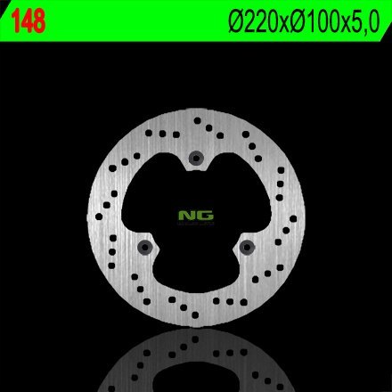 NG TARCZA HAMULCOWA TYŁ KAWASAKI 250 NINJA '08-'13 (220X100X5) (3X10,5MM) NG TARCZA HAMULCOWA TYŁ KAWASAKI 250 NINJA '08-'13 (220X100X5) (3X10,5MM)