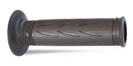 PROGRIP MANETKI PG729 GP RACING (22+25MM DŁ 122 MM) KOLOR CZARNY GONT (Z OTWOREM) (729-102 OE) (PG729BK)