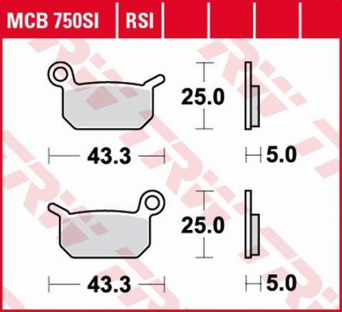 TRW ZF KLOCKI HAMULCOWE KH325 SINTER OFFROAD KTM SXE -5 ELECTRIC 19- SX 50 09-, SX 65 04-08, HUSQVARNA EE-5 19-, CR 50 06-, SM 5 TRW ZF KLOCKI HAMULCOWE KH325 SINTER OFFROAD KTM SXE -5 ELECTRIC 19- SX 50 09-, SX 65 04-08, HUSQVARNA EE-5 19-, CR 50 06-, SM 5