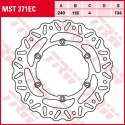TRW ZF TARCZA HAMULCOWA TYŁ SUZUKI RM 125/250 '99-'10 , DRZ 400 SM 05-08, (240X118X4MM) PROMOCJA