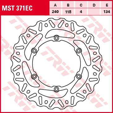 TRW ZF TARCZA HAMULCOWA TYŁ SUZUKI RM 125/250 '99-'10 , DRZ 400 SM 05-08, (240X118X4MM) PROMOCJA TRW ZF TARCZA HAMULCOWA TYŁ SUZUKI RM 125/250 '99-'10 , DRZ 400 SM 05-08, (240X118X4MM) PROMOCJA