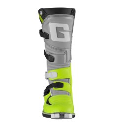 GAERNE BUTY CROSS/ENDURO JUNIOR/KID/DZIECIĘCE MODEL GX-J KOLOR SZARY/ŻÓŁTY FLUO ROZMIAR 35