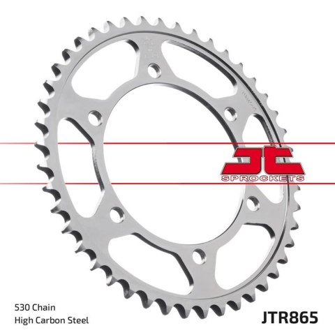 JT ZĘBATKA TYLNA 865 43 YAMAHA FZ 750 GENESIS '87-'91 (JTR865.43)* (ŁAŃC. 530) JT ZĘBATKA TYLNA 865 43 YAMAHA FZ 750 GENESIS '87-'91 (JTR865.43)* (ŁAŃC. 530)