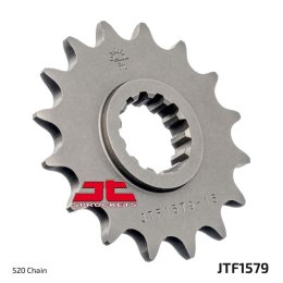 JT ZĘBATKA PRZEDNIA 579M 15 YAMAHA YZF R1 '98-21', FZ-1 '10-15' (579M15JT) (ŁAŃC. 520) KONWERSJA