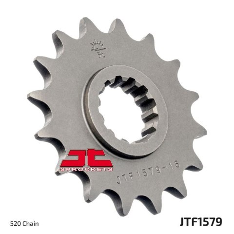 JT ZĘBATKA PRZEDNIA 579M 15 YAMAHA YZF R1 '98-21', FZ-1 '10-15' (579M15JT) (ŁAŃC. 520) KONWERSJA JT ZĘBATKA PRZEDNIA 579M 15 YAMAHA YZF R1 '98-21', FZ-1 '10-15' (579M15JT) (ŁAŃC. 520) KONWERSJA