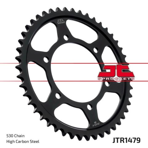 JT ZĘBATKA TYLNA 241 48 YAMAHA YZF-R1 1000 '09-14' (24148JT) (ŁAŃC.530) (CZARNA) JT ZĘBATKA TYLNA 241 48 YAMAHA YZF-R1 1000 '09-14' (24148JT) (ŁAŃC.530) (CZARNA)