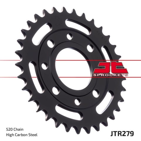 JT ZĘBATKA TYLNA 279 42 HONDA VT 125C '99-'07 (27942JT) (ZAMIENNA Z 4668 42 JTR273.42) (ŁAŃC. 520) JT ZĘBATKA TYLNA 279 42 HONDA VT 125C '99-'07 (27942JT) (ZAMIENNA Z 4668 42 JTR273.42) (ŁAŃC. 520)