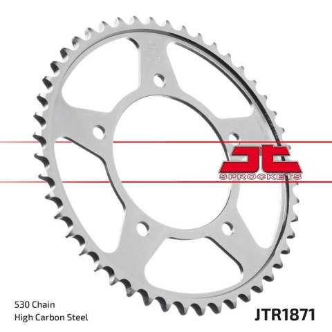 JT ZĘBATKA TYLNA 4448 50 YAMAHA R6 '99-'02 (444850JT) (ŁAŃC. 530) JT ZĘBATKA TYLNA 4448 50 YAMAHA R6 '99-'02 (444850JT) (ŁAŃC. 530)