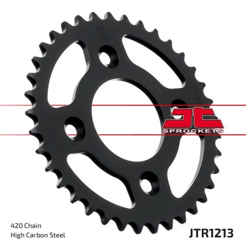 JT ZĘBATKA TYLNA 4463 37 HONDA CRF 50 '04-20'; XR 50 '00-04' (446337JT) (ŁAŃC.420) JT ZĘBATKA TYLNA 4463 37 HONDA CRF 50 '04-20'; XR 50 '00-04' (446337JT) (ŁAŃC.420)