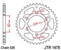 JT ZĘBATKA TYLNA 4578 34 POLARIS 250 CYCLONE/TRAIL BLAZER (457834JT) (MOŻNA STOSOWAĆ ZAMIAST 478 36 JTR478.34) (ŁAŃC. 520)