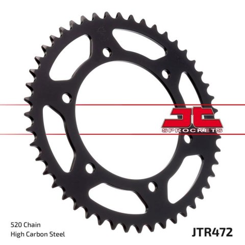 JT ZĘBATKA TYLNA 473 40 KAWASAKI Z 200 '77-83', Z 250 '81-83' (47340JT) (ŁAŃC.520) JT ZĘBATKA TYLNA 473 40 KAWASAKI Z 200 '77-83', Z 250 '81-83' (47340JT) (ŁAŃC.520)