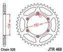 JT ZĘBATKA TYLNA 489 46 KAWASAKI KX/KXF `84-20 (48946JT) (ŁAŃC. 520)