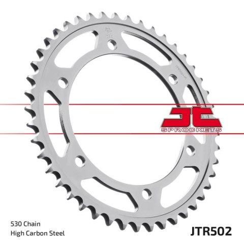 JT ZĘBATKA TYLNA 502 48 KAWASAKI GPZ 750 '84-88', GPZ 1100 '95-98', ZZ-R 1100 '90-01' (50248JT) (ŁAŃC.530) JT ZĘBATKA TYLNA 502 48 KAWASAKI GPZ 750 '84-88', GPZ 1100 '95-98', ZZ-R 1100 '90-01' (50248JT) (ŁAŃC.530)