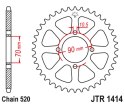 JT ZĘBATKA TYLNA 5302 43 KAWASAKI KSF 250 MOJAVE '87-04', KEF 300 LAKOTA '95-03' (530243JT) (ŁAŃC.520)
