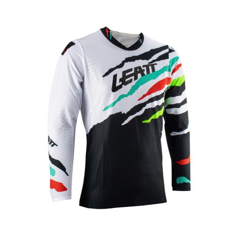 LEATT KOSZULKA MOTO 5.5 ULTRAWELD JERSEY TIGER KOLOR BIAŁY/CZARNY/ZIELONY/CZERWONY ROZMIAR S LEATT KOSZULKA MOTO 5.5 ULTRAWELD JERSEY TIGER KOLOR BIAŁY/CZARNY/ZIELONY/CZERWONY ROZMIAR S