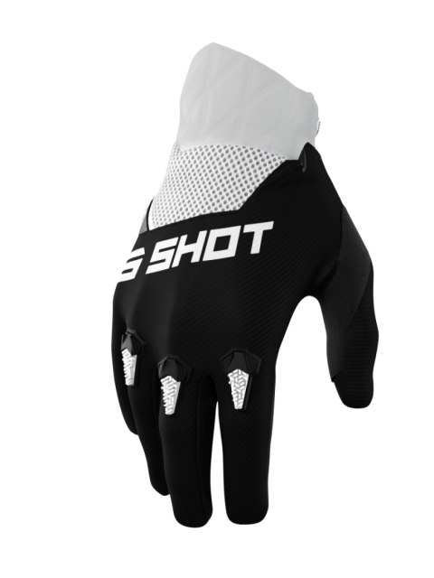 SHOT RACING WYPRZEDAŻ RĘKAWICE MOTO DEVO BLACK KOLOR CZARNY/BIAŁY ROZMIAR 11 SHOT RACING WYPRZEDAŻ RĘKAWICE MOTO DEVO BLACK KOLOR CZARNY/BIAŁY ROZMIAR 11