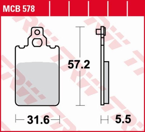 TRW ZF KLOCKI HAMULCOWE KH116 ORGANIC APRILIA AF-1/ET/RS 50 '87-'94, BENELLI CHRONO 50 '92-'93, BETA CHRONO 50 '92-'93, SUZUKI D TRW ZF KLOCKI HAMULCOWE KH116 ORGANIC APRILIA AF-1/ET/RS 50 '87-'94, BENELLI CHRONO 50 '92-'93, BETA CHRONO 50 '92-'93, SUZUKI D