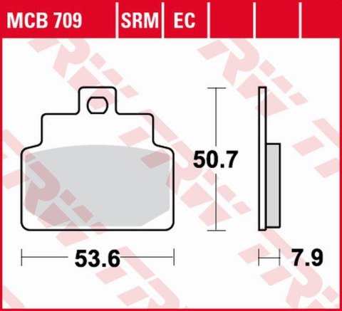 TRW ZF KLOCKI HAMULCOWE KH301 ORGANIC SCARABEO 4T 100 '01-'09, COMPANY 125 '09-'13, LEONARDO 125 '99-'05, MOJITO 125 '02-'12, SR TRW ZF KLOCKI HAMULCOWE KH301 ORGANIC SCARABEO 4T 100 '01-'09, COMPANY 125 '09-'13, LEONARDO 125 '99-'05, MOJITO 125 '02-'12, SR