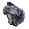 CABERG KASK SZCZĘKOWY FLIP-UP ENDURO MODEL TOURMAX X SOLID KOLOR SZARY MAT - GUNMETAL ROZMIAR L (PINLOCK W ZESTAWIE)