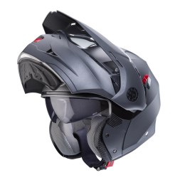 CABERG KASK SZCZĘKOWY FLIP-UP ENDURO MODEL TOURMAX X SOLID KOLOR SZARY MAT - GUNMETAL ROZMIAR L (PINLOCK W ZESTAWIE)