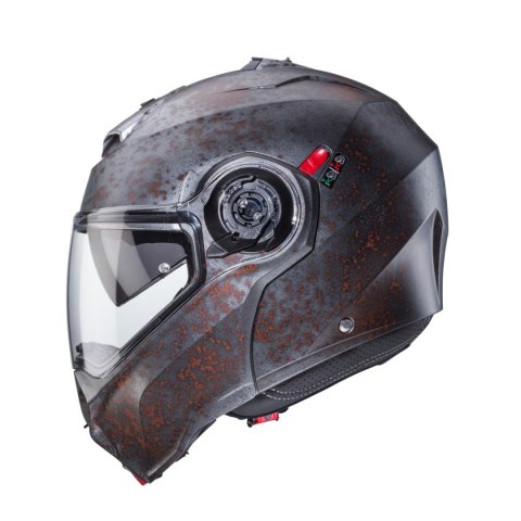 CABERG KASK SZCZĘKOWY FLIP-UP MODEL DUKE EVO RUSTY KOLOR SZARY/RDZAWY ROZMIAR M (PINLOCK W ZESTAWIE) CABERG KASK SZCZĘKOWY FLIP-UP MODEL DUKE EVO RUSTY KOLOR SZARY/RDZAWY ROZMIAR M (PINLOCK W ZESTAWIE)