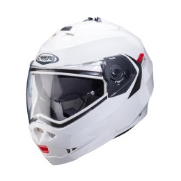 CABERG KASK SZCZĘKOWY FLIP-UP MODEL DUKE X SOLID KOLOR BIAŁY POŁYSK ROZMIAR XS (PINLOCK W ZESTAWIE)