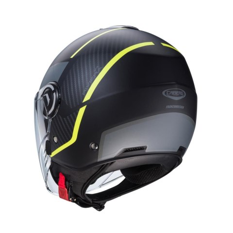 CABERG PROMOCJA KASK OTWARTY JET Z BLENDĄ MODEL RIVIERA V4X GEO KOLOR CZARNY MAT/ŻÓŁTY FLUO/SZARY ROZMIAR XL CABERG PROMOCJA KASK OTWARTY JET Z BLENDĄ MODEL RIVIERA V4X GEO KOLOR CZARNY MAT/ŻÓŁTY FLUO/SZARY ROZMIAR XL